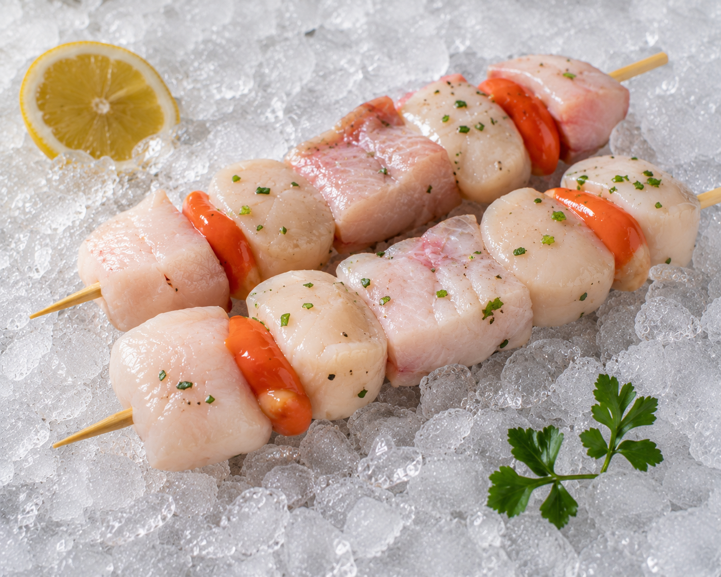 Monkfish & Scallop Kebab